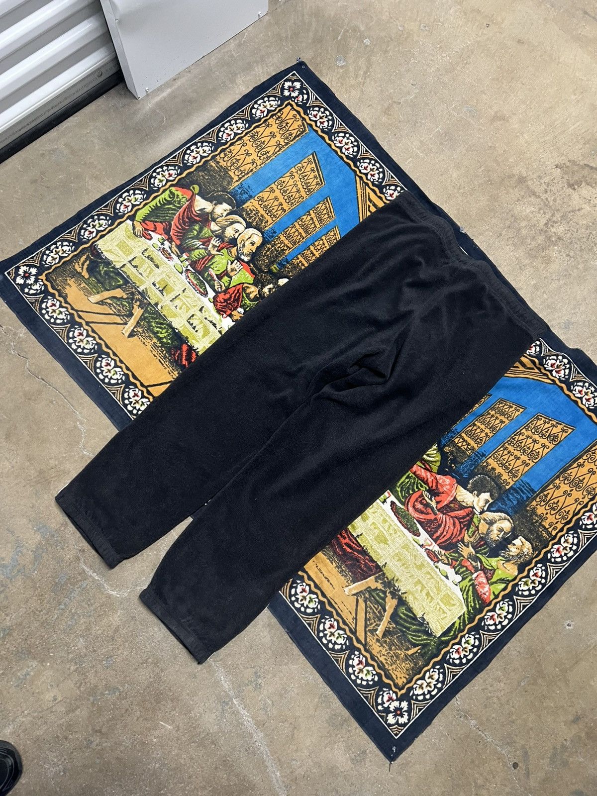 Nike Vintage Black Nike Track Pants size Large baggy fit Striped Size US 34 / EU 50 - 8 Thumbnail