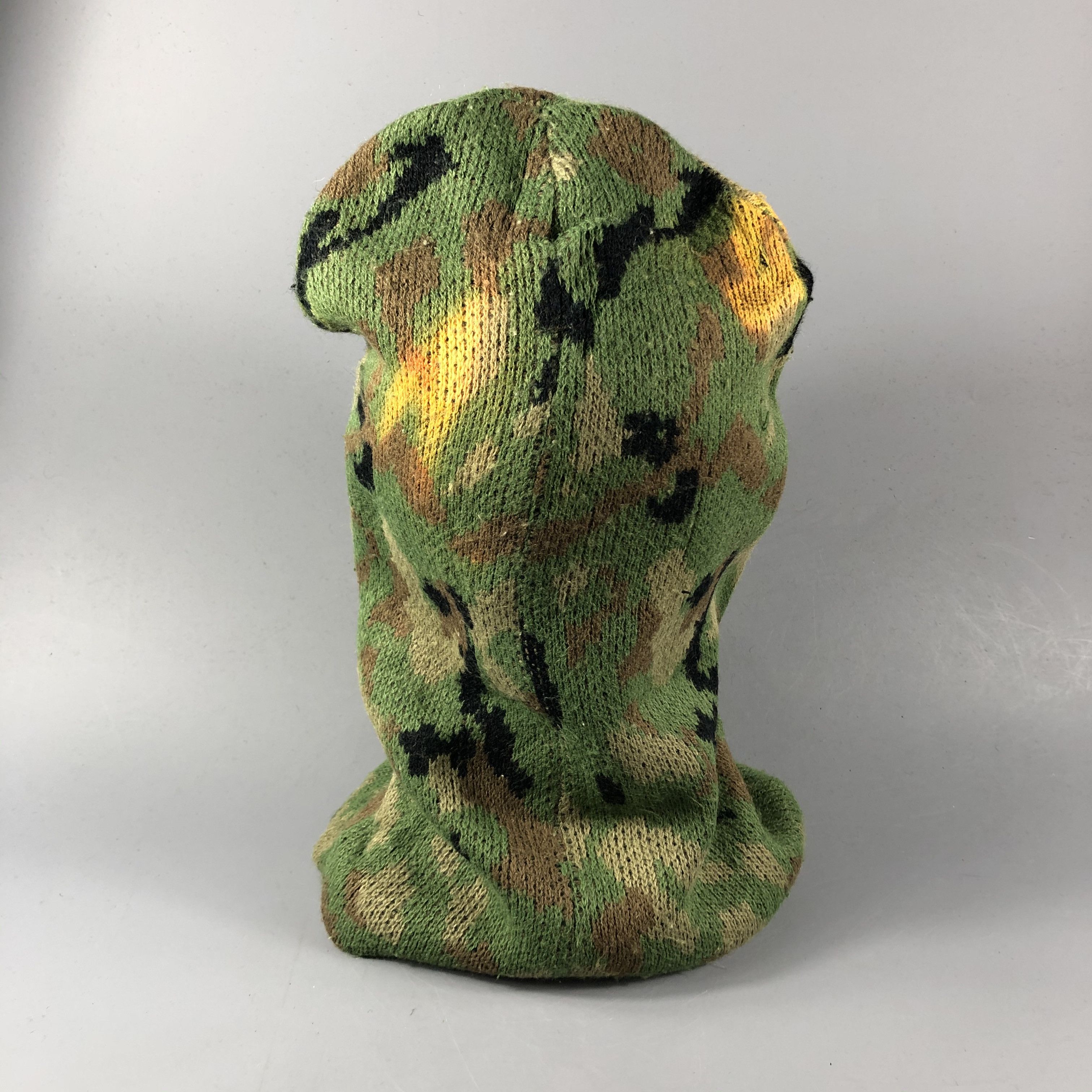Vintage Camouflage Army Balaclava Beanie Snowcap Snow Hat B742 Size ONE SIZE - 3 Thumbnail