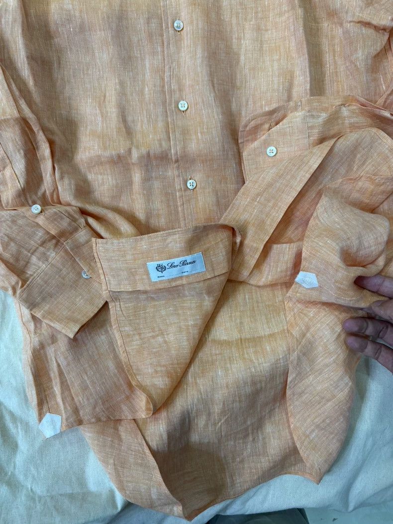 Loro Piana LORO PIANA Linen shirt Size US L / EU 52-54 / 3 - 4 Thumbnail