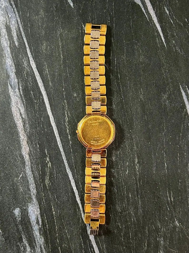 Dior Vintage Christian Dior Two Tone Octagon Womens Watch Size ONE SIZE - 9 Thumbnail