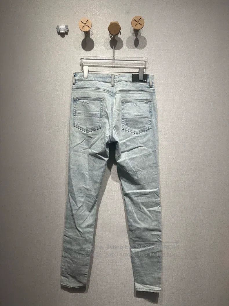 Amiri Amiri Size 32 Washed blue denim jeans Size US 32 / EU 48 - 2 Thumbnail