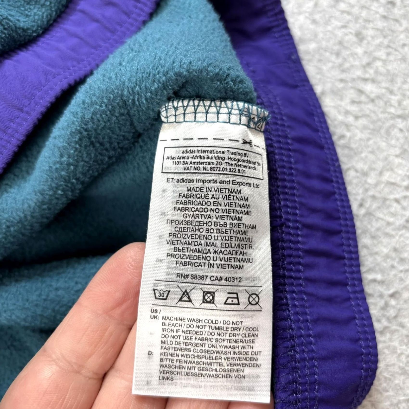 Adidas Adidas Pullover Jacket Men Medium Green Fleece 1/4 Zip Hiking Outdoor Trefoil Logo Shorts Size US M / EU 48-50 / 2 - 4 Thumbnail