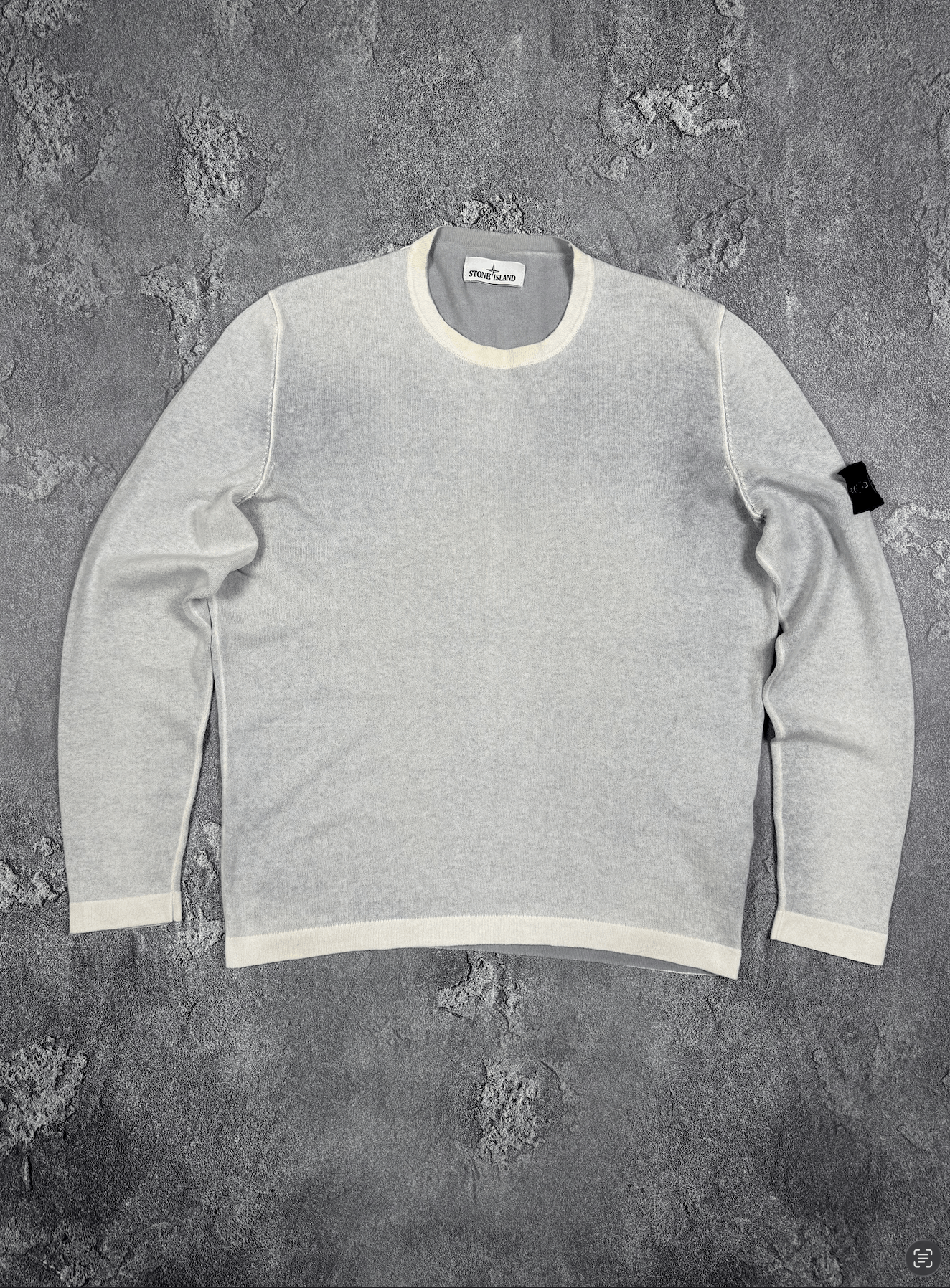 Stone Island Stone Island Handsprayed Faded Knit Sweater Size XL Y2K Size US XL / EU 56 / 4 - 3 Thumbnail