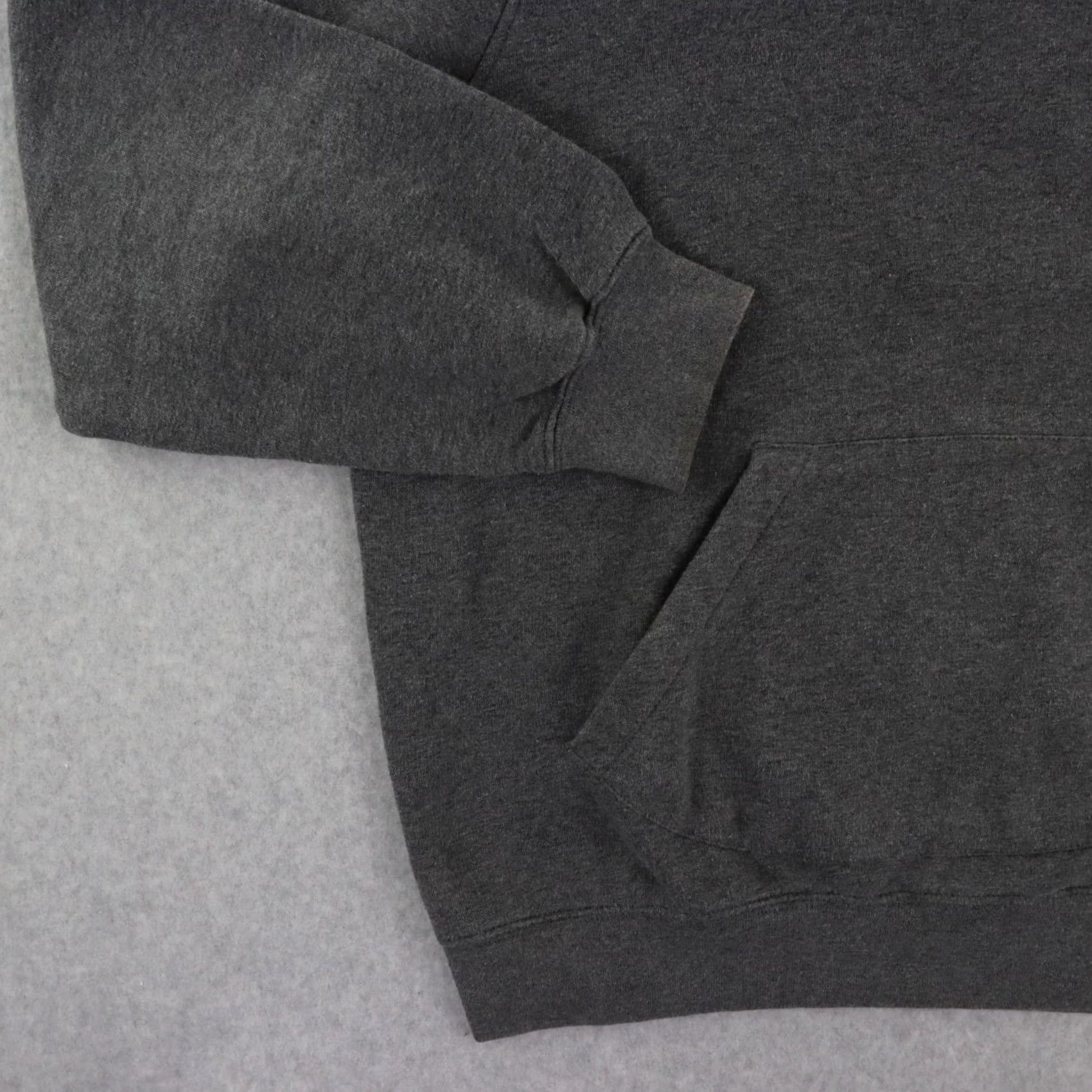 Nike Vintage Nike Hoodie Size Large Gray Y2K Charcoal RARE Size US L / EU 52-54 / 3 - 2 Thumbnail