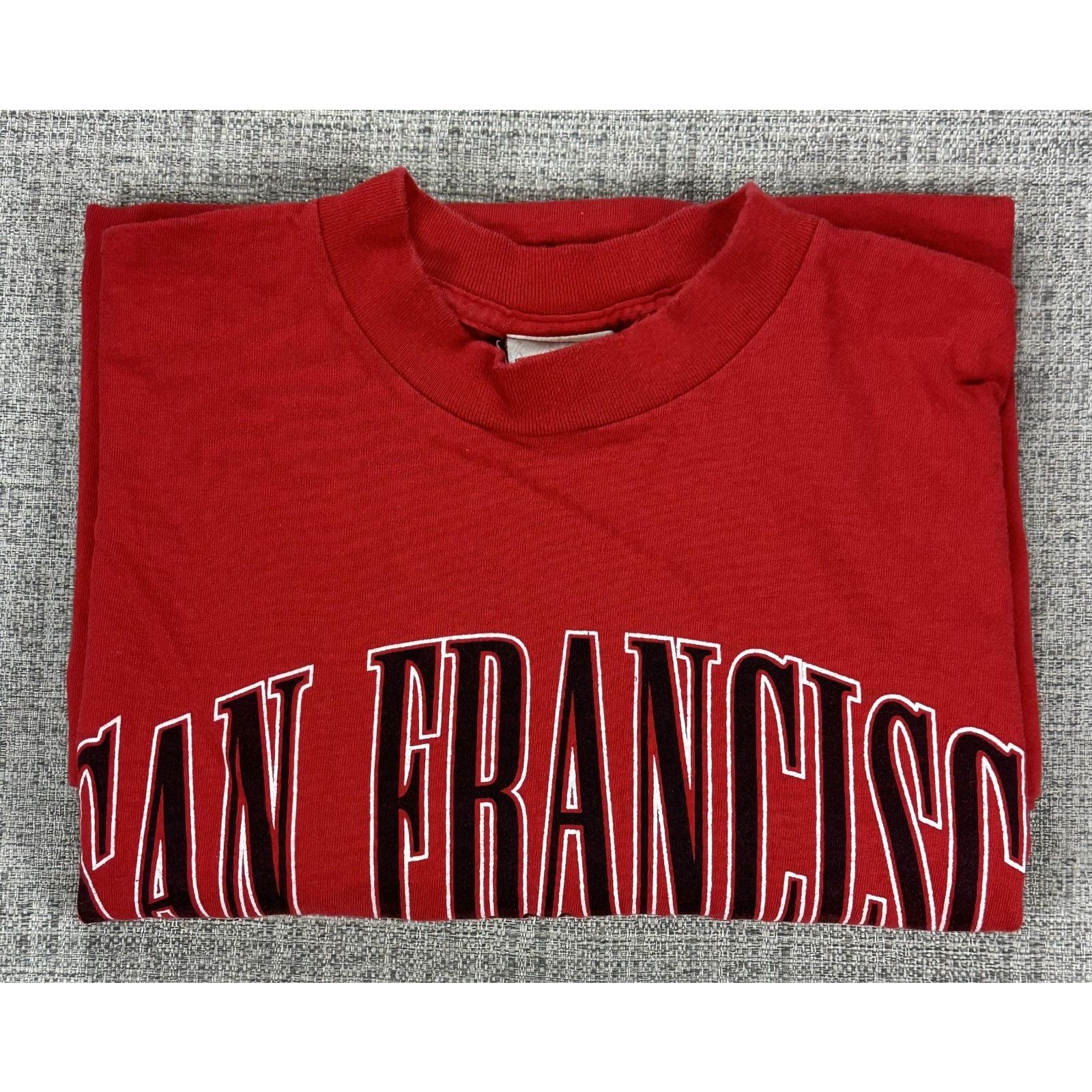 Nutmeg Vintage San Francisco 49ers Shirt XL Red Nutmeg Mills USA Size US XL / EU 56 / 4 - 15 Thumbnail