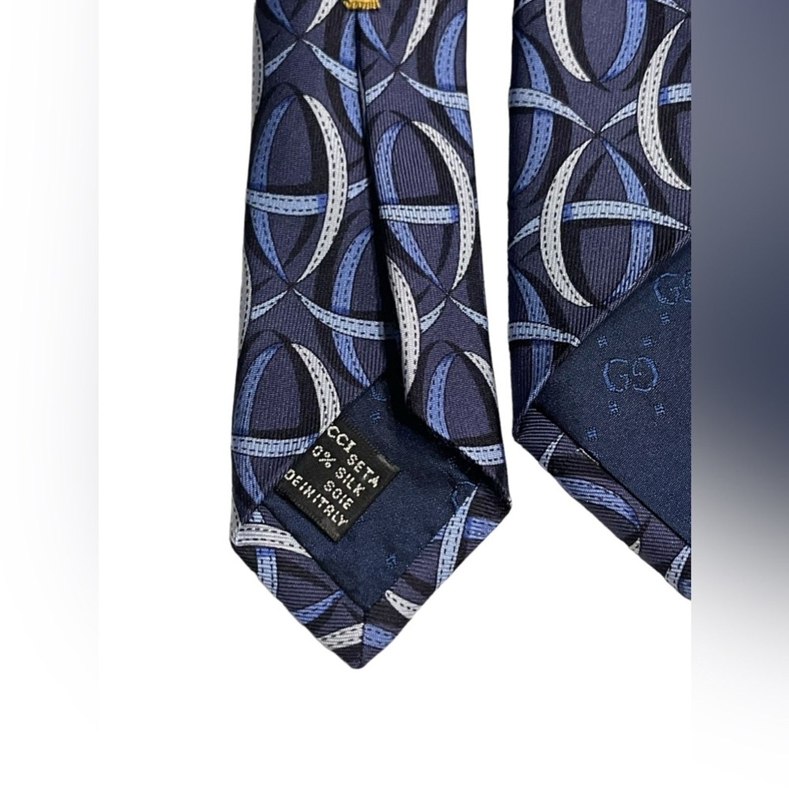 Gucci Vintage Gucci 100% Silk Mens Tie Size ONE SIZE - 4 Thumbnail