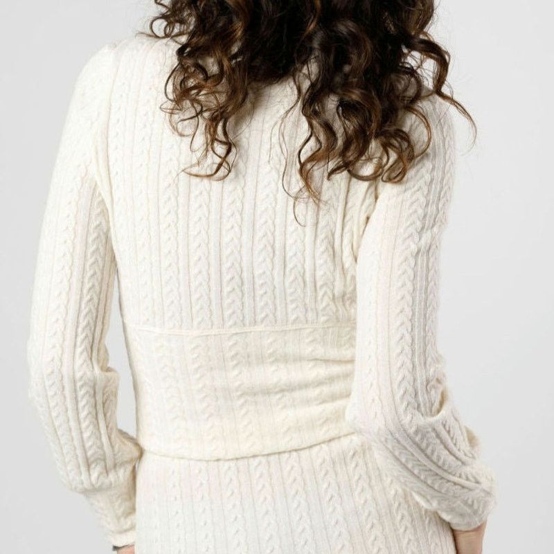 Other NWT B.O.G. Band of the Free Raquel Cropped Knit Sz. S Ivory Size S / US 4 / IT 40 - 6 Thumbnail