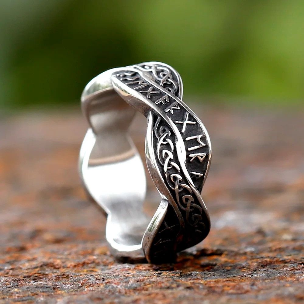 Jewelry Festival and Runes Ring Size ONE SIZE - 2 Thumbnail