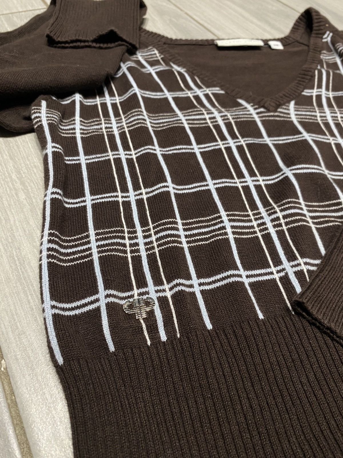 Pelle Pelle Blouse with metallic logo PELLE PELLE Y2K Size XS / US 0-2 / IT 36-38 - 4 Thumbnail