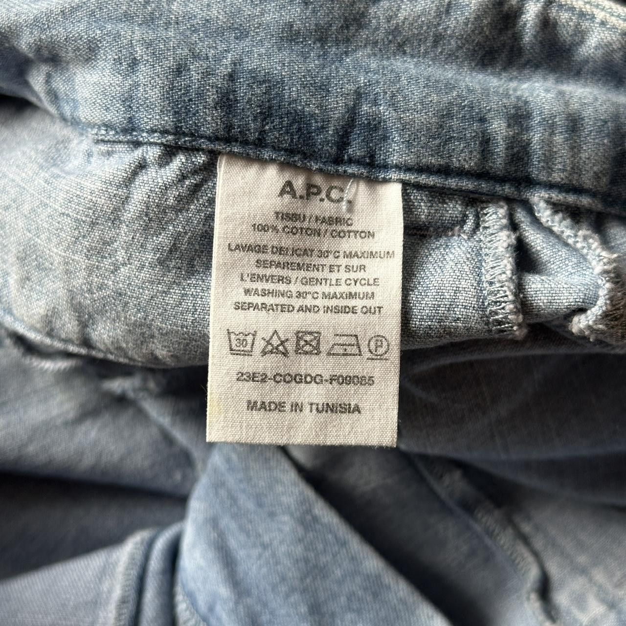 A.P.C. apc denim wide leg seaside jeans Size 27" / US 4 / IT 40 - 4 Thumbnail