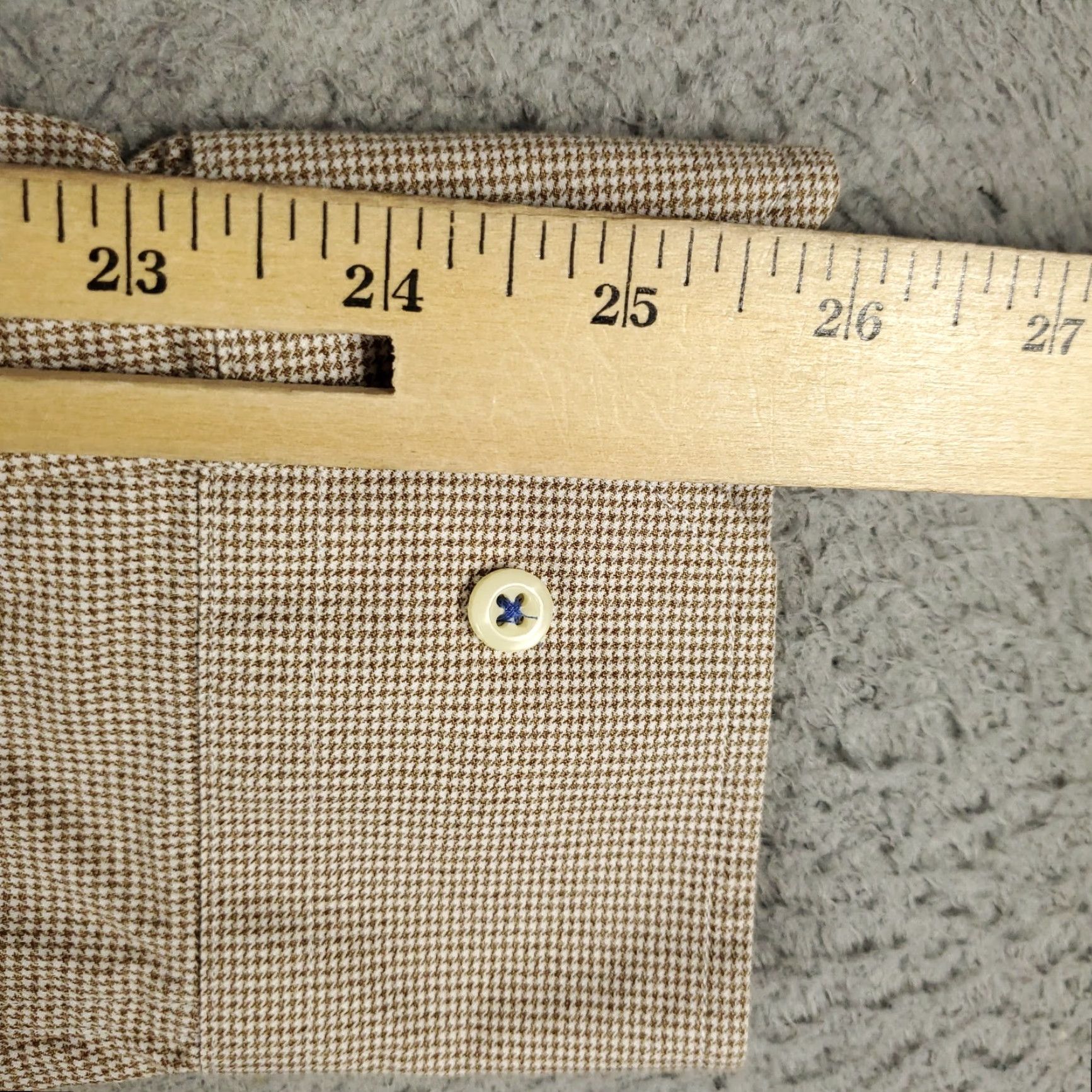 David Donahue David Donahue Shirt Mens Large Brown Casual Button Up Long Sleeve Size US L / EU 52-54 / 3 - 6 Thumbnail