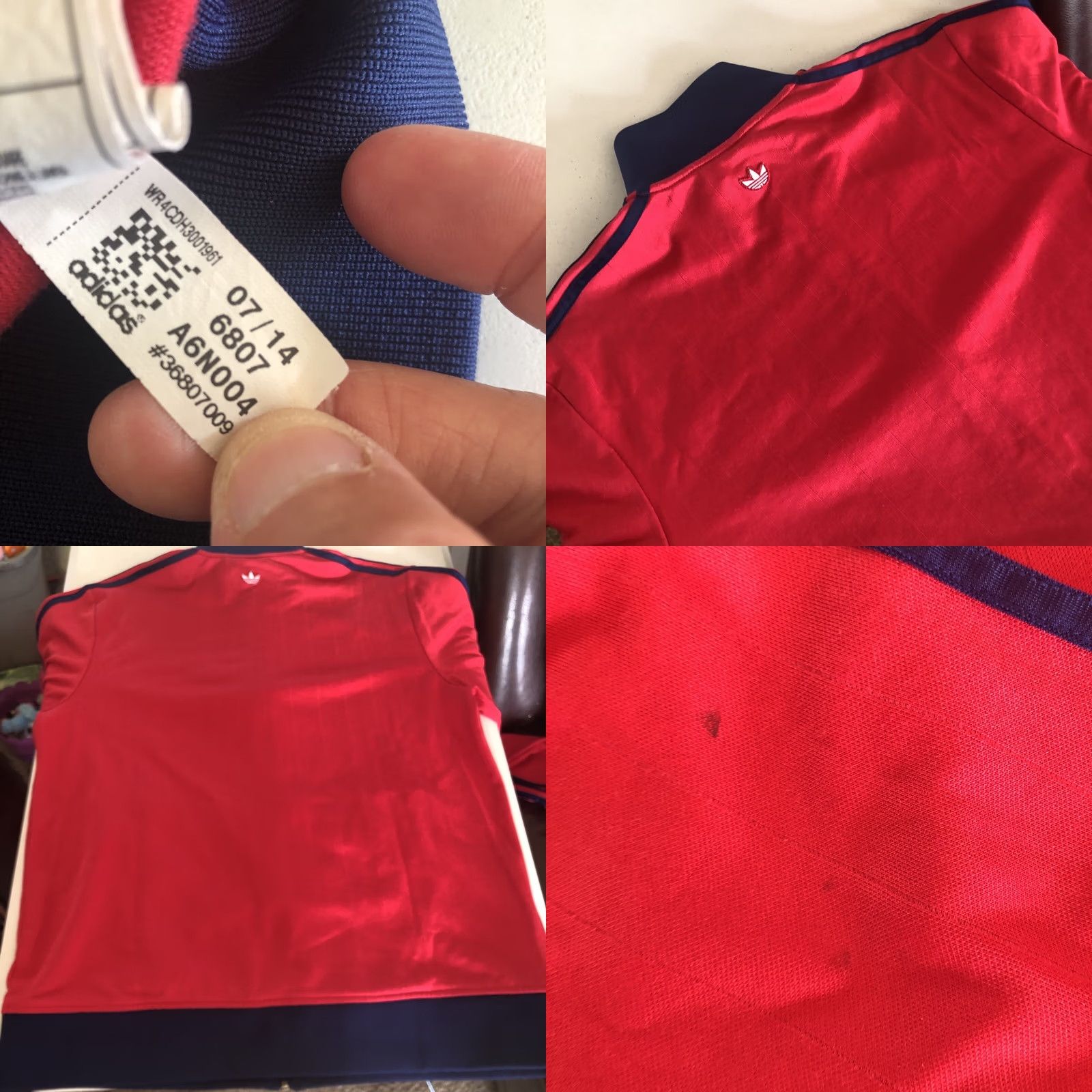 Adidas Adidas Chicago Fire Tracker Jacket XL Red Windbreaker Mens Size US XL / EU 56 / 4 - 8 Thumbnail