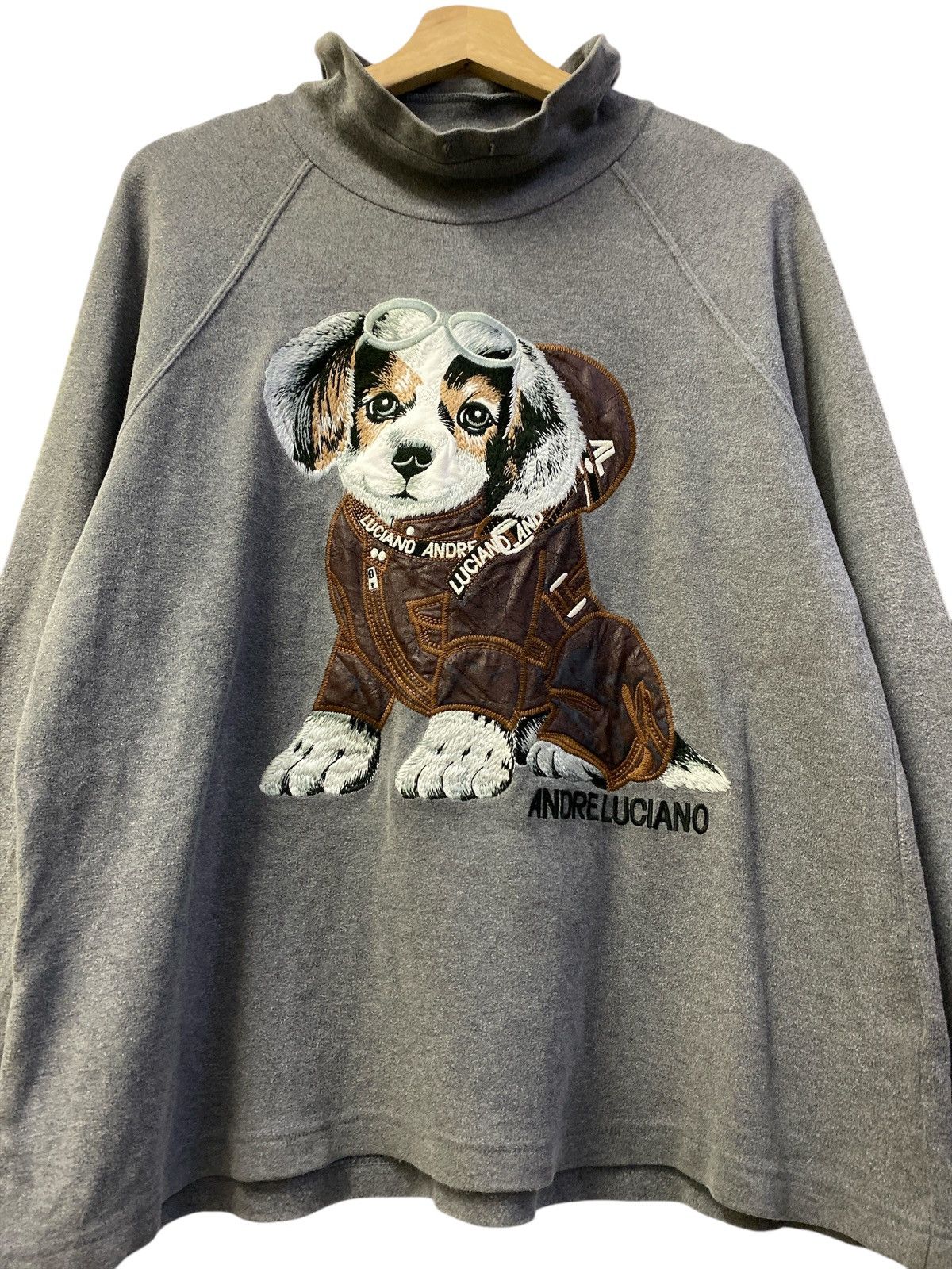 Andreluciano × Designer × Vintage Vintage Andreluciano Turtleneck Long Sleeve Tee Size US M / EU 48-50 / 2 - 4 Thumbnail