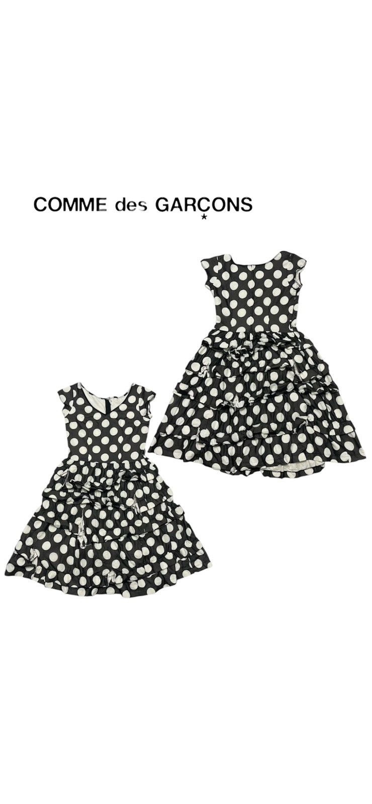 Comme des Garcons SS2010 COMME DES GARCONS GOWN POLKA RARE DISTRESSED DESIGN Size S / US 4 / IT 40 - 1 Thumbnail