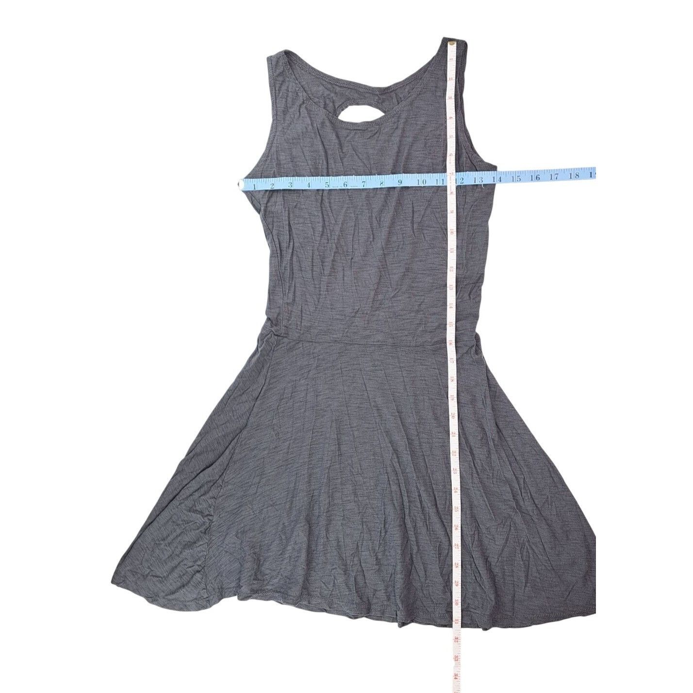 Other Natural Michelle Creative Factory Gray Tank Skater Dress Cut Size M / US 6-8 / IT 42-44 - 5 Thumbnail