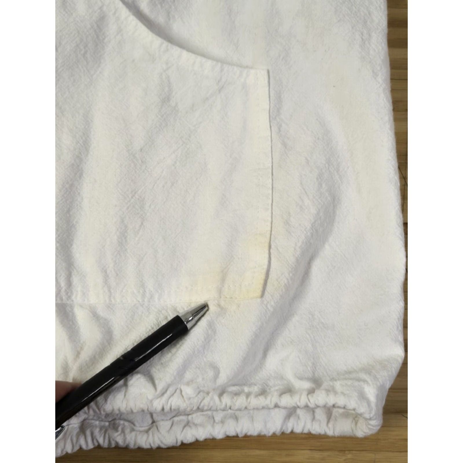 Vintage VINTAGE CottonSeed Jacket Unisex Adults 100% Cotton White XL Mid-Length Size XL / US 12-14 / IT 48-50 - 3 Thumbnail