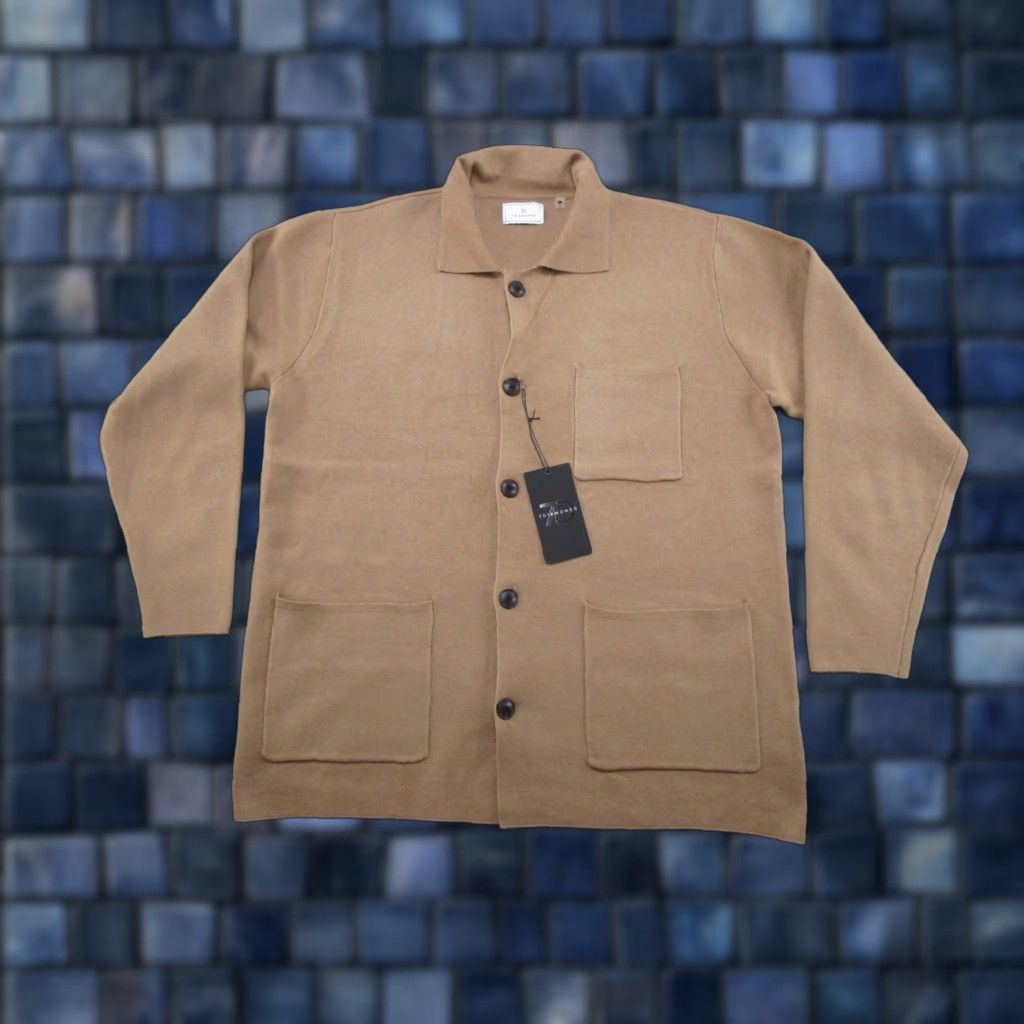 Vintage 7 Diamonds Beige Breckenridge Cardigan Sweater Mens XL New Size US XL / EU 56 / 4 - 1 Thumbnail