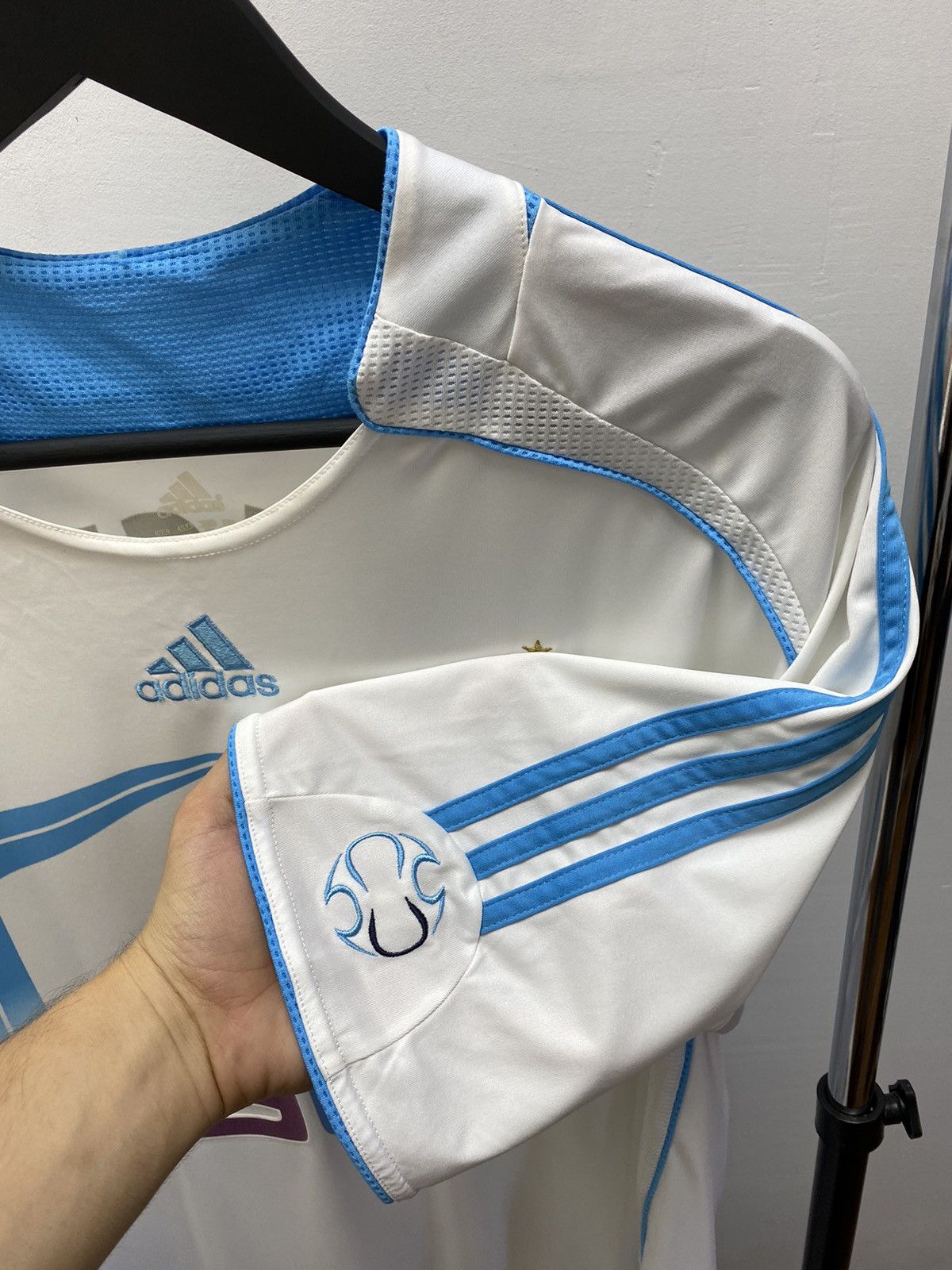 Adidas × Vintage Nasri #22 Olympique Marseille 2007 2008 Soccer Jersey Size US XXL / EU 58 / 5 - 12 Thumbnail