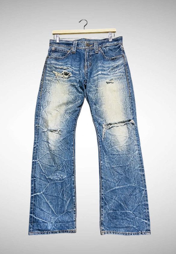 Seditionaries Co & Lu Distressed Flare Jeans Size US 33 - 1 Thumbnail