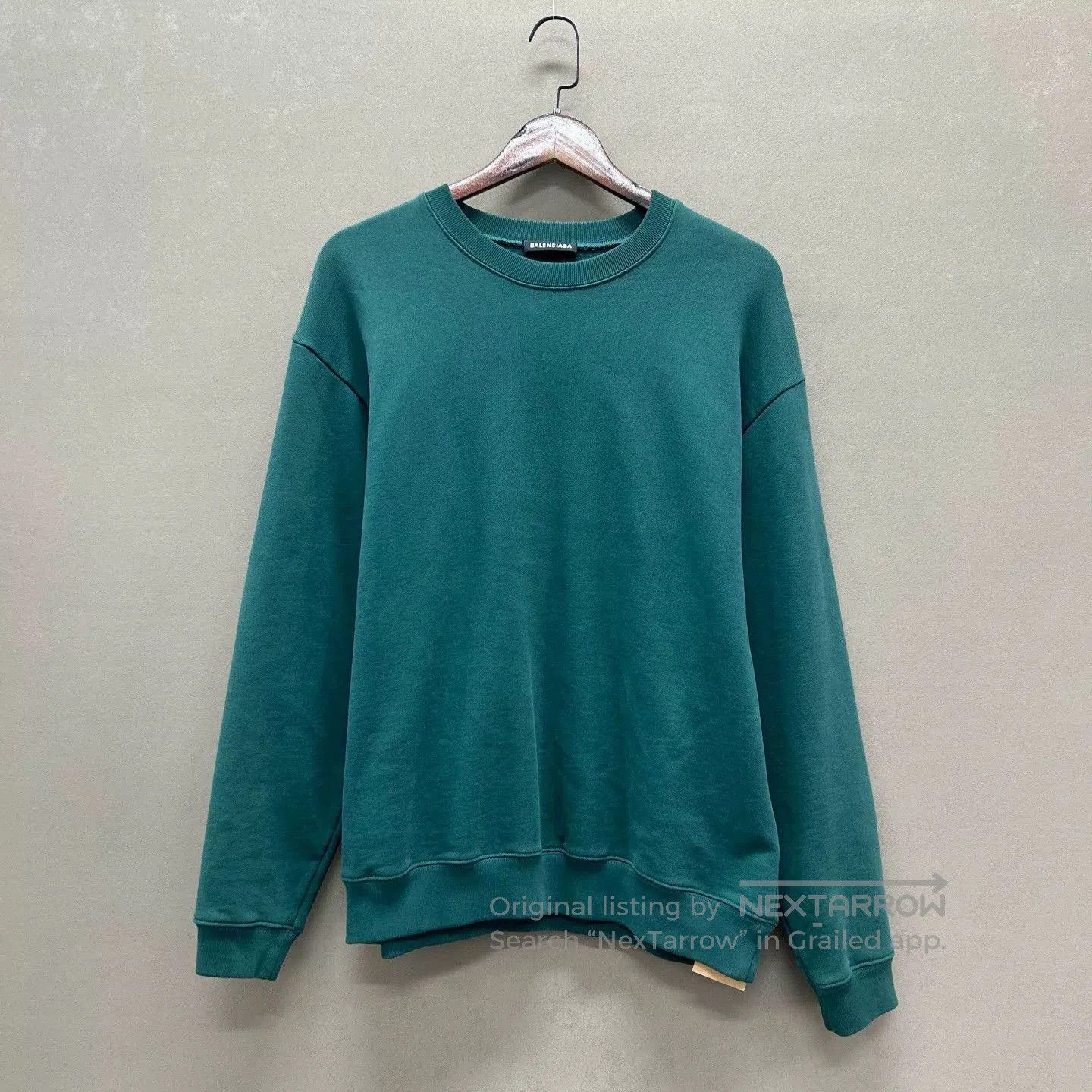 Balenciaga Balenciaga Green Logo Hoodie. Size US M / EU 48-50 / 2 - 1 Thumbnail
