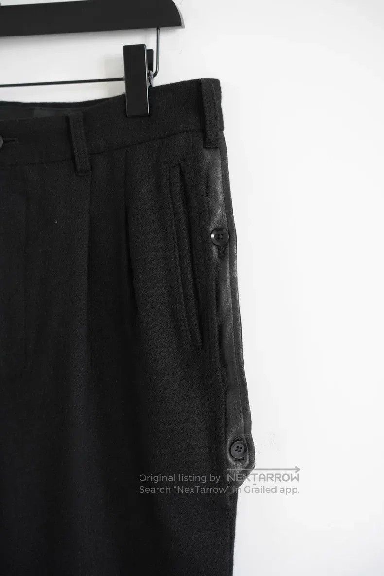 Yohji Yamamoto YOHJI YAMAMOTO size M Double-Layer Patchwork Ankle Pants Size US 27 - 3 Thumbnail
