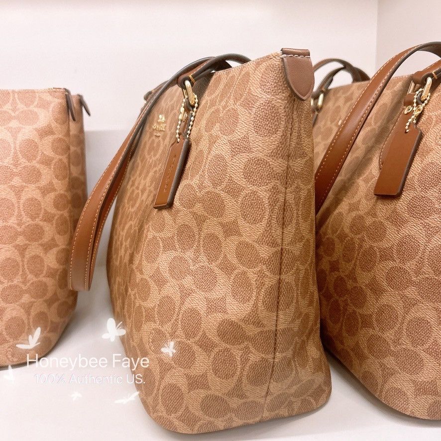 Coach Gallery Tote Bag In Signature Canvas CW381 Size ONE SIZE - 4 Thumbnail
