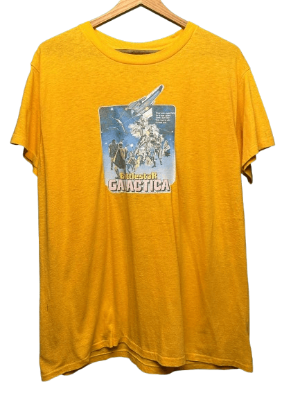 Vintage Vintage 1978 Battlestar Galactica Sci-Fi Film Size US XL / EU 56 / 4 - 1 Thumbnail