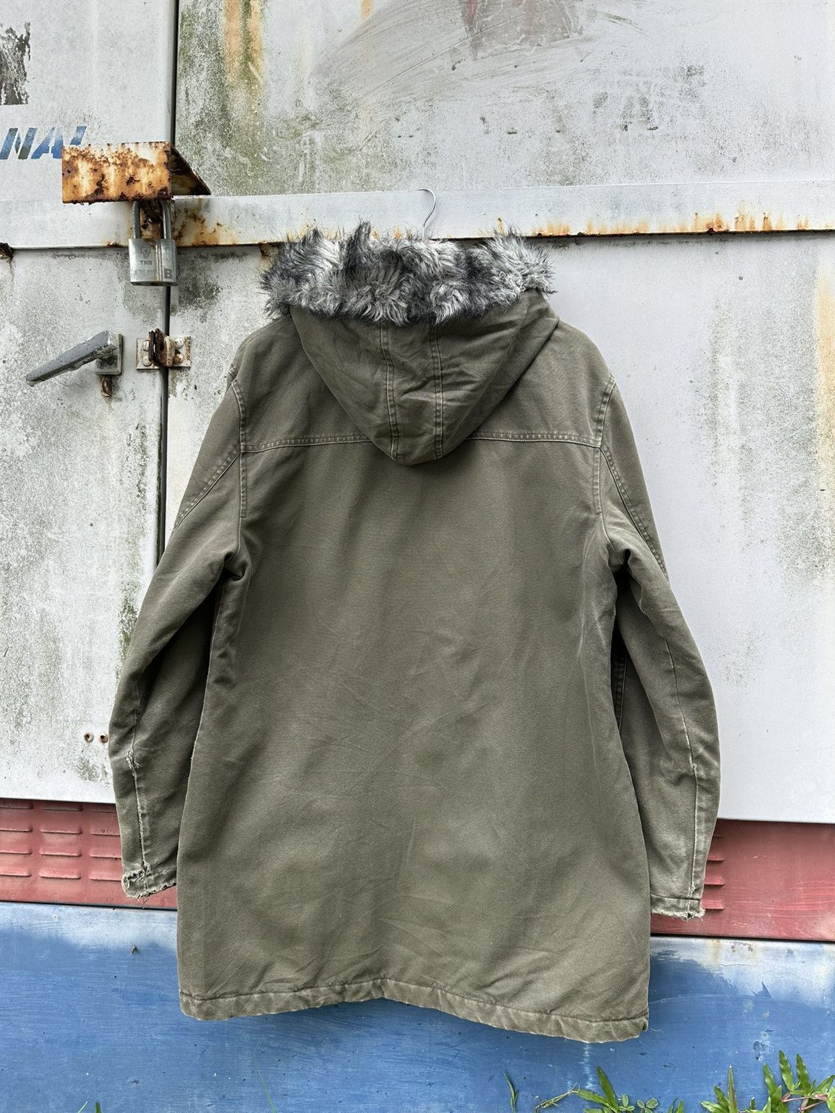 agnes b. **grail**Everlast USA X Agnes B Distressed Parka Jacket Size US L / EU 52-54 / 3 - 4 Thumbnail
