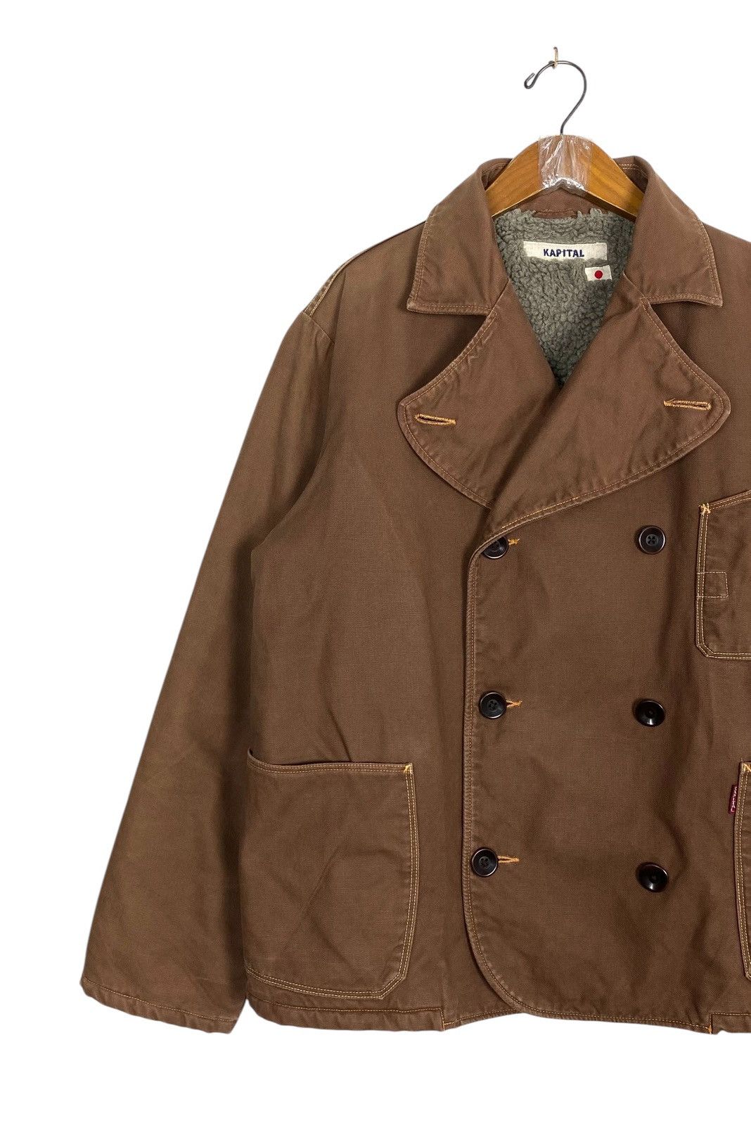 Kapital Rare‼️ Kapital Double Breasted Workwear Chore Jacket Japan Size US L / EU 52-54 / 3 - 2 Thumbnail
