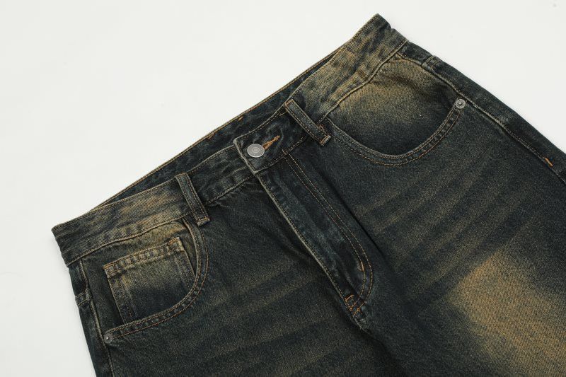 Japanese Brand × Jean American trendy slim fit loose straight casual flared jeans Size US 32 / EU 48 - 3 Thumbnail