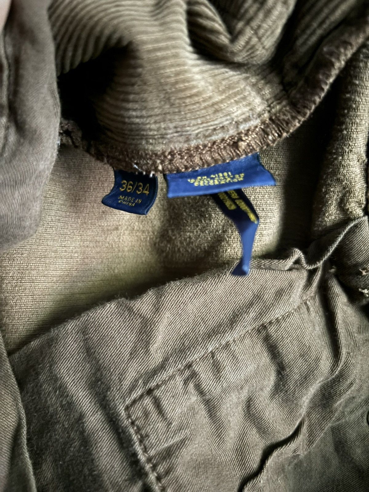 Polo Ralph Lauren Vintage Polo Ralph Lauren Men's Brown Corduroy Trousers Size US 37 - 11 Thumbnail