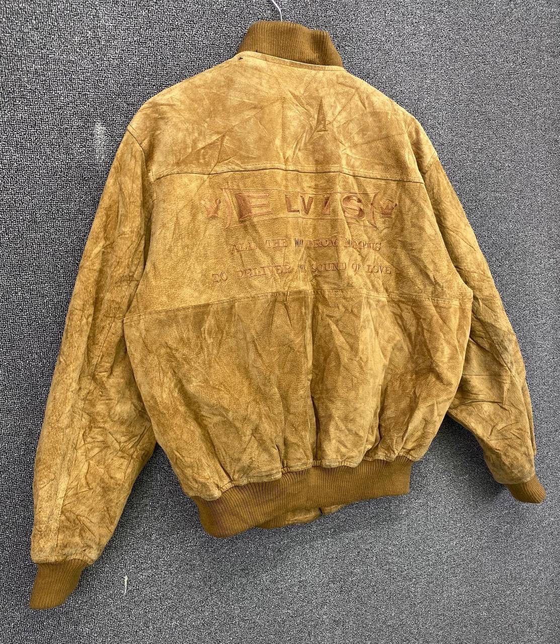 Band Tees × Leather × Vintage Vintage Elvis Presley Rare Leather Jacket Size US L / EU 52-54 / 3 - 2 Thumbnail