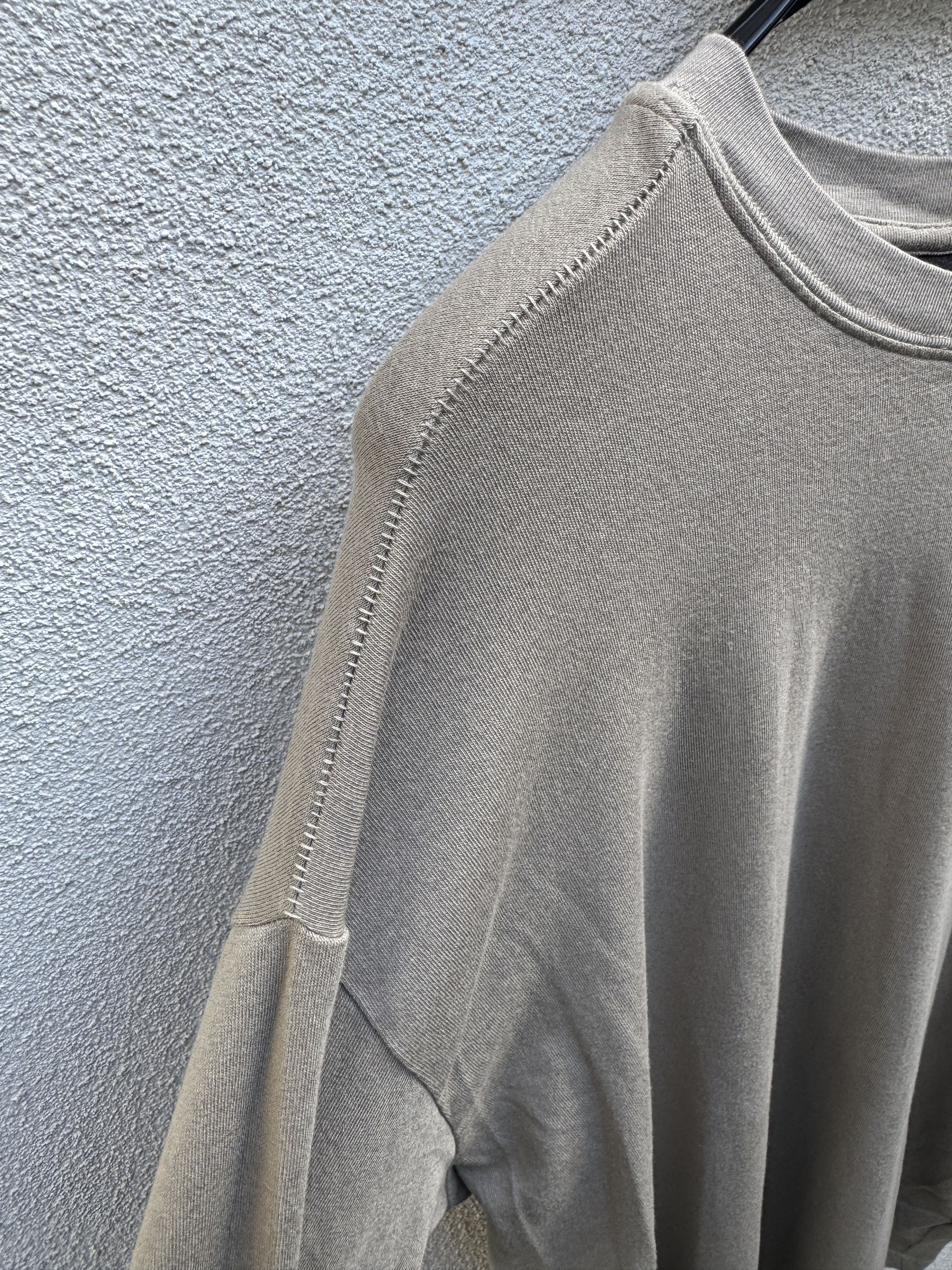 Thom Krom Thom Men Unisex Moonbeam Beige T-Shirt Cotton Modal Size M Size US M / EU 48-50 / 2 - 6 Thumbnail