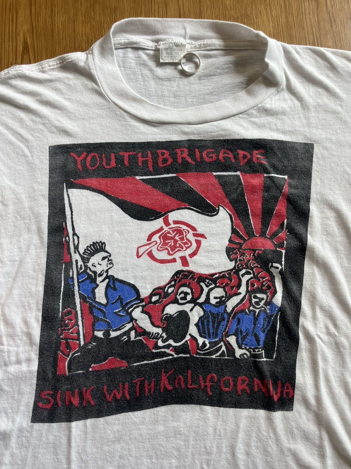 Band Tees Vintage YOUTH BRIGADE Sink With Kalifornija 90’s Punk Tshirt Size US XL / EU 56 / 4 - 5 Thumbnail