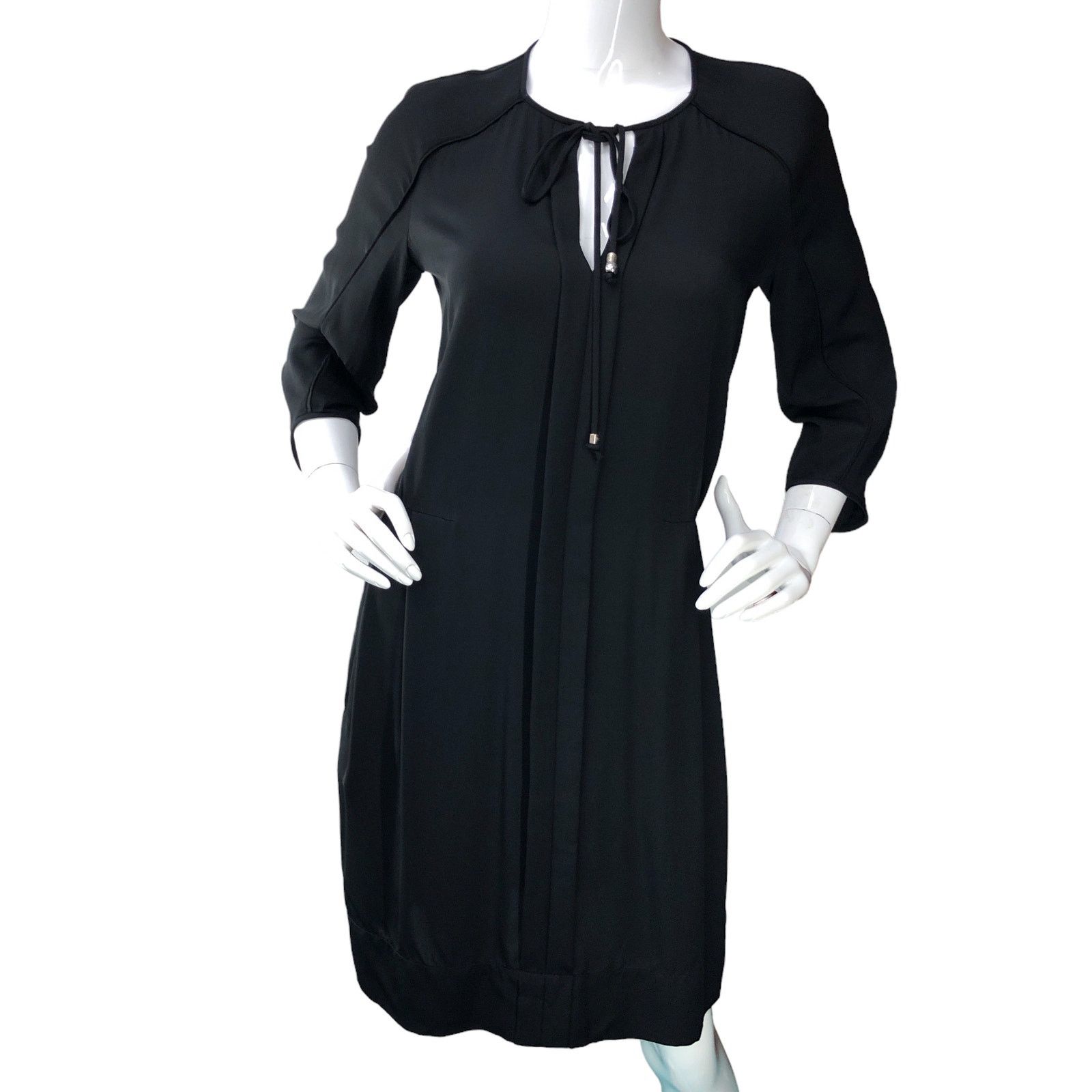 Diane von Furstenberg Diane Von Furstenberg DVF Size 6 Apona Dress Tie Neck Silk Size M / US 6-8 / IT 42-44 - 12 Thumbnail