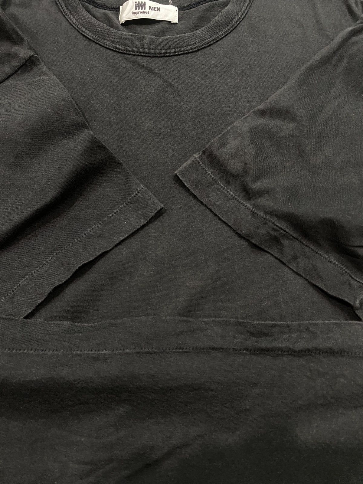 Issey Miyake Issey Miyake Black Plain Tee Shirt Single Stich Vintage 90s Size US L / EU 52-54 / 3 - 6 Thumbnail