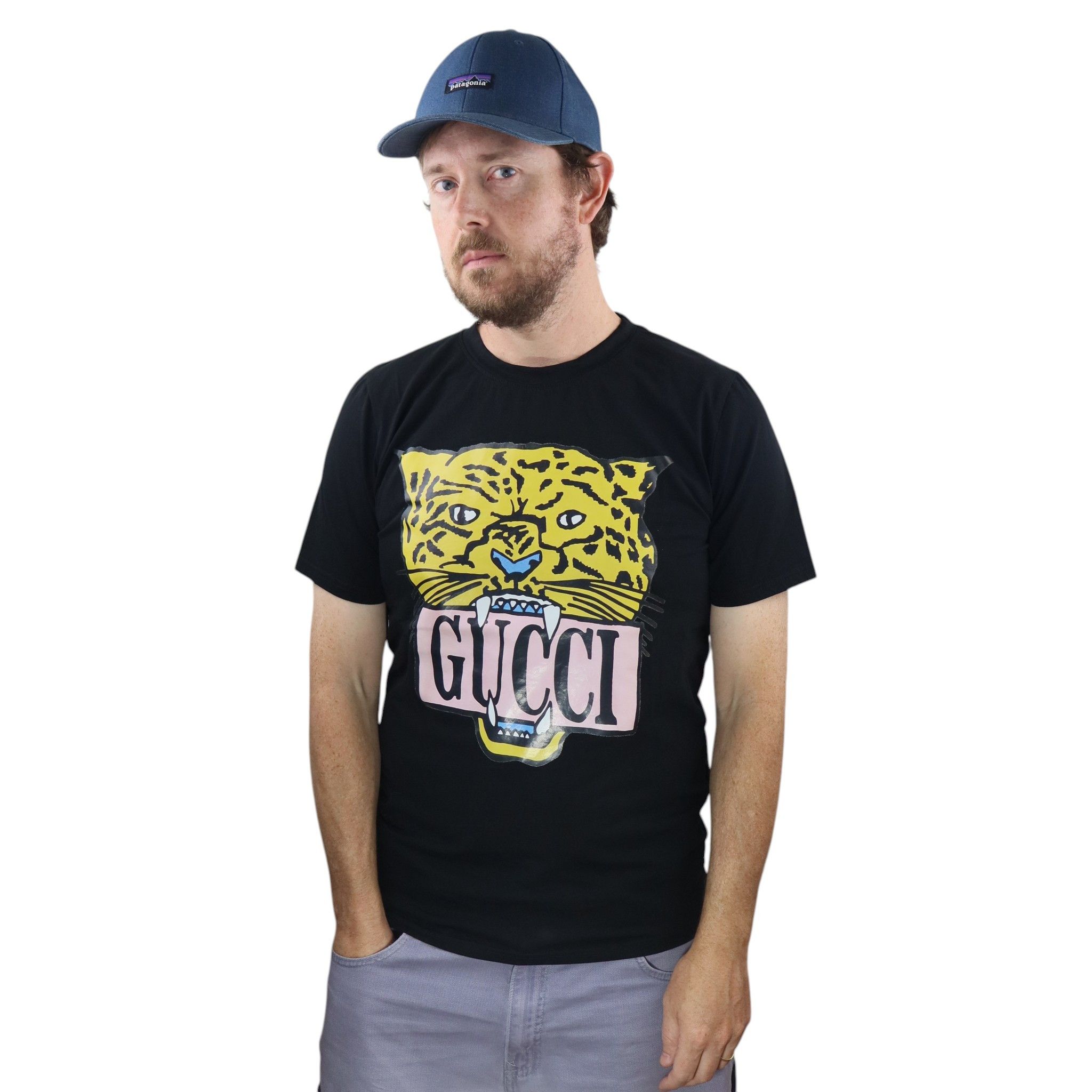 Gucci Black 'Magnetismo Animale' Shark T-Shirt | Grailed