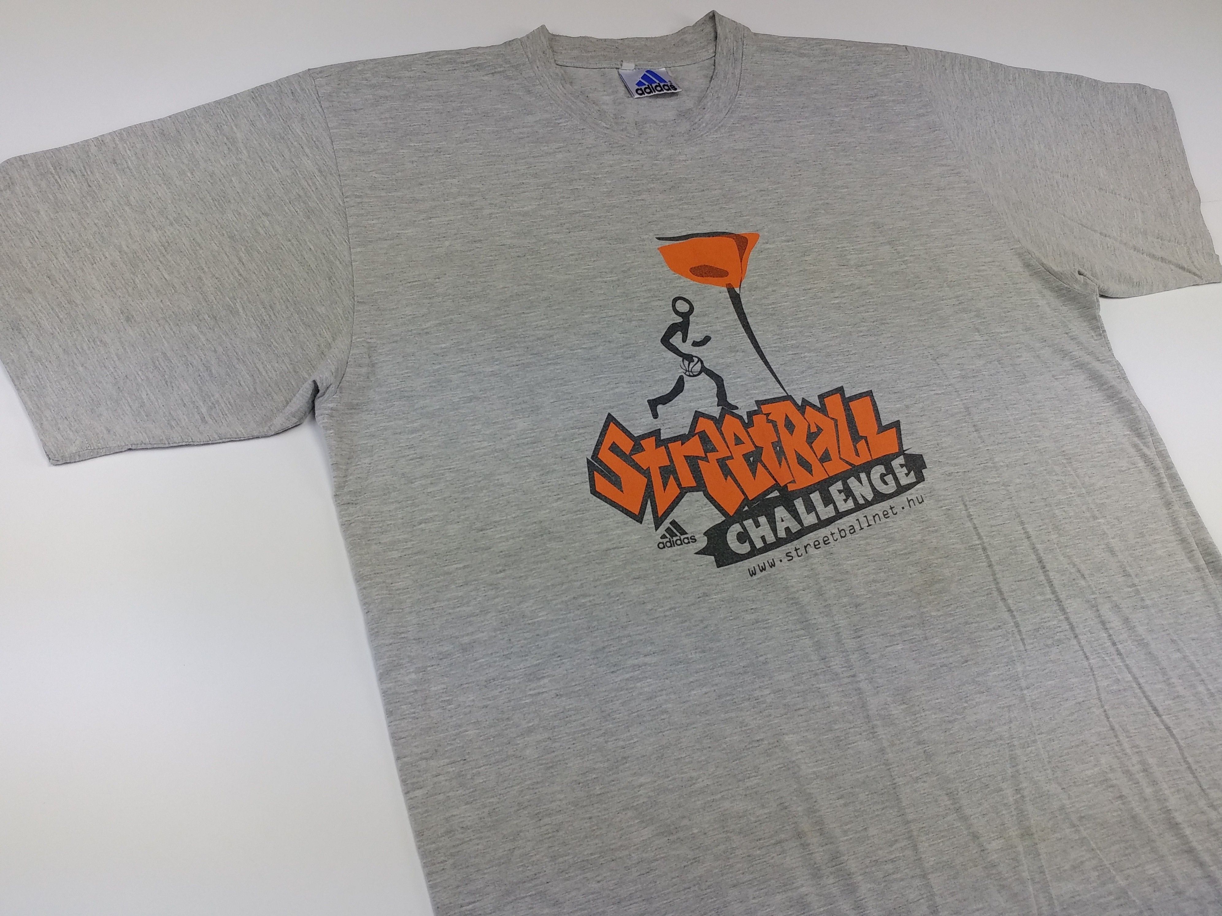 Adidas Adidas Streetball Challenge t-shirt, 1998 Hungary vintage XL Size US XL / EU 56 / 4 - 5 Thumbnail