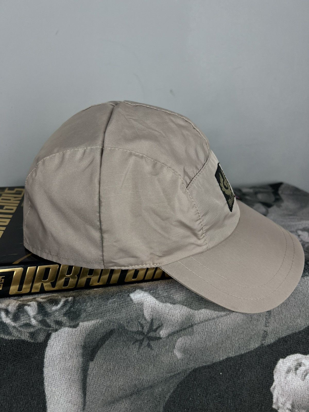 Barbour × Belstaff × Vintage Rare Belstaff Nylon Reversible Reflective Cap Size ONE SIZE - 4 Thumbnail