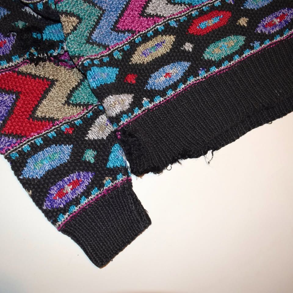 Coogi × Northern Isles × Vintage Vintage Coogi Style Northern Isles Knit Sweater (Distressed) Size US L / EU 52-54 / 3 - 6 Thumbnail