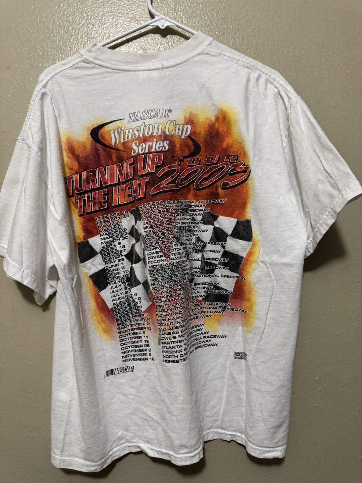 NASCAR Vintage NASCAR cup T-shirt Size US XL / EU 56 / 4 - 1 Thumbnail