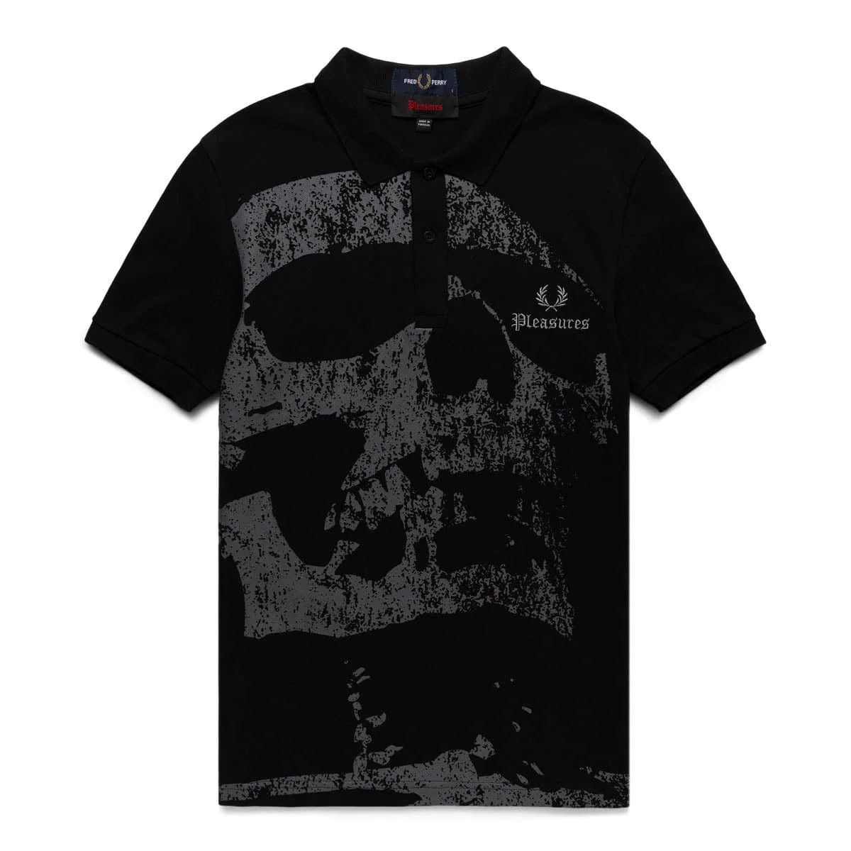 Pleasures x Fred Perry Skull Print Shirt