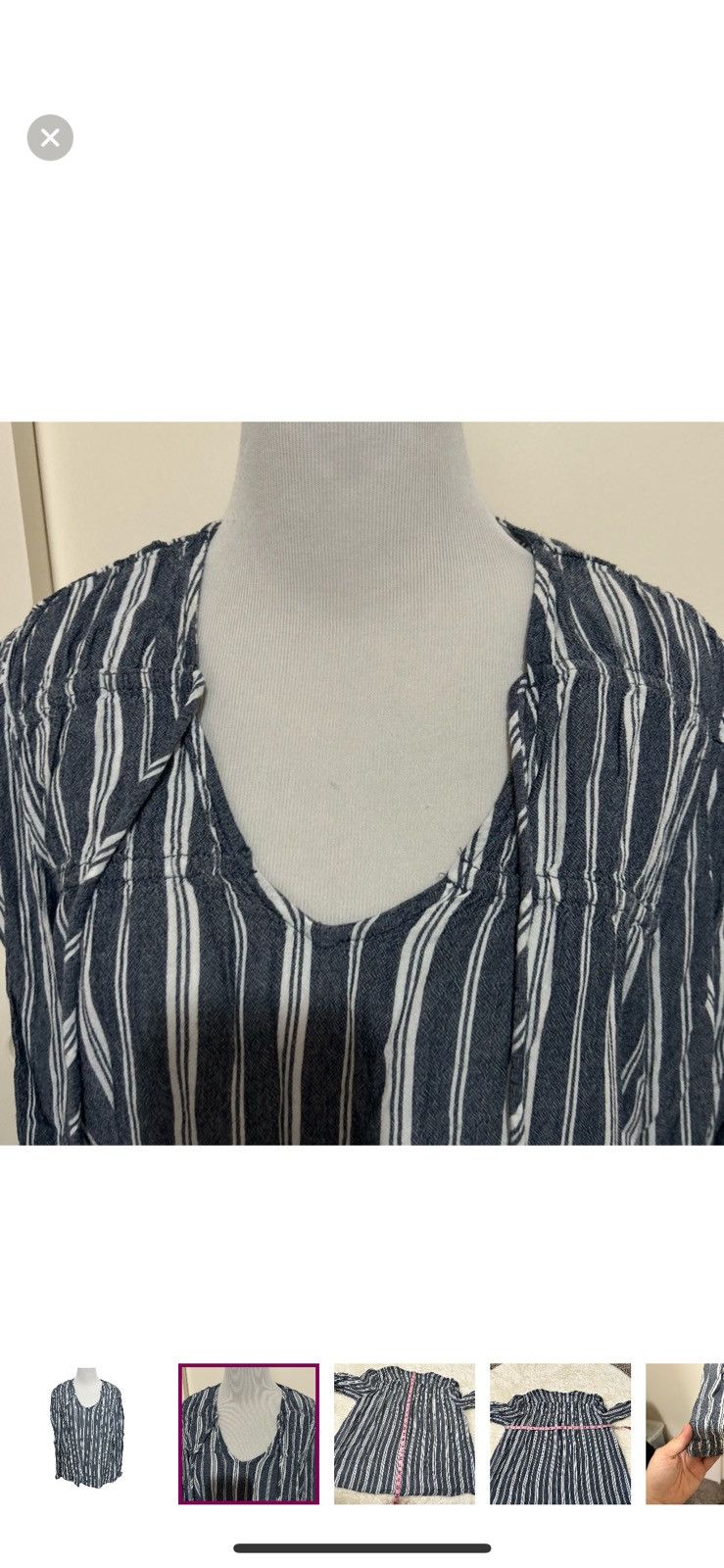Old Navy Old navy medium striped boho peasant top Size M / US 6-8 / IT 42-44 - 4 Thumbnail