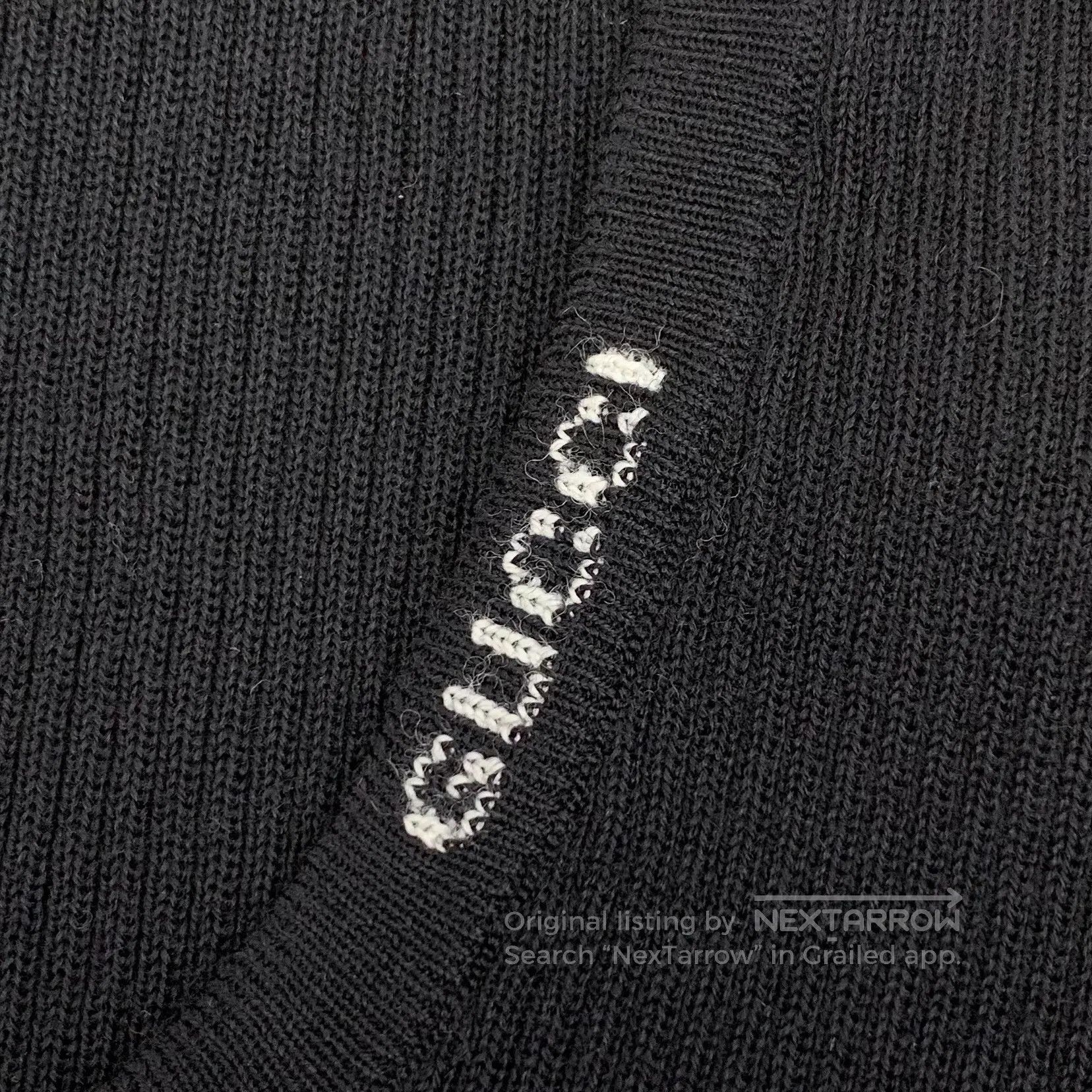 Gucci Guicci Black wool single-breasted long sleeve knit cardiga Size L / US 10 / IT 46 - 5 Thumbnail