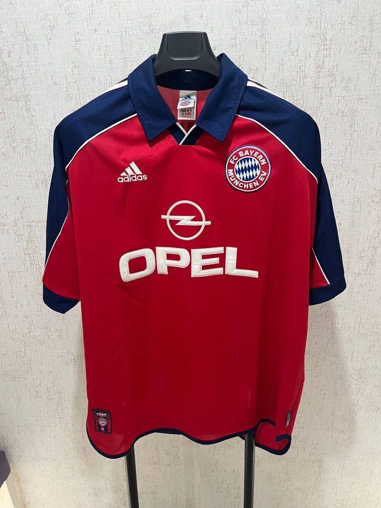 Adidas Vintage Adidas Bayern Munich 1999-01 Home Jersey Opel - Rare Size US XL / EU 56 / 4 - 7 Thumbnail