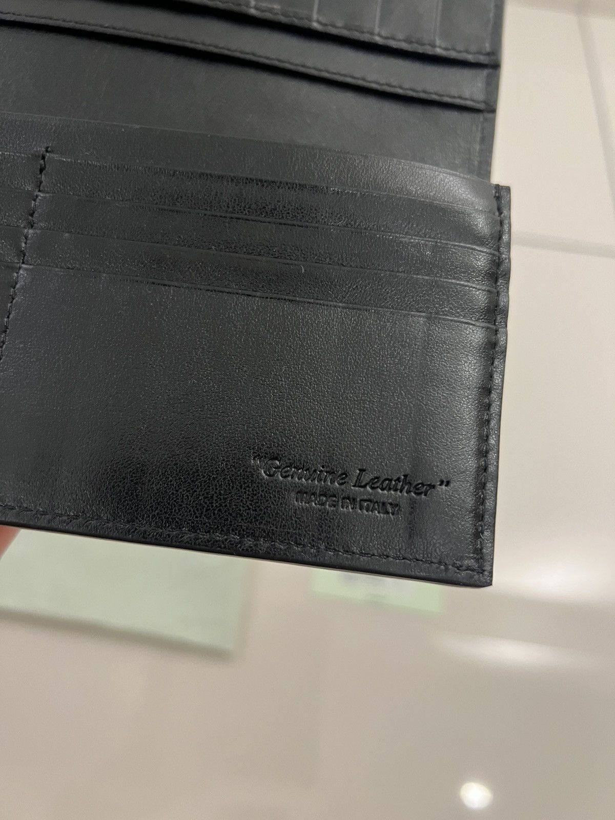Off-White Off White Diagonal Long Wallet Black Size ONE SIZE - 6 Thumbnail