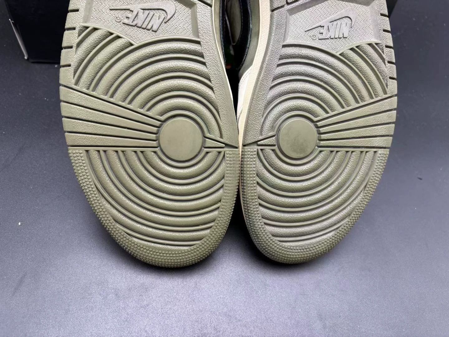 Nike AJ1 TS Reverse Swoosh 8.0 Beige, Size 44.5 Size US 11.5 / EU 44-45 - 8 Thumbnail