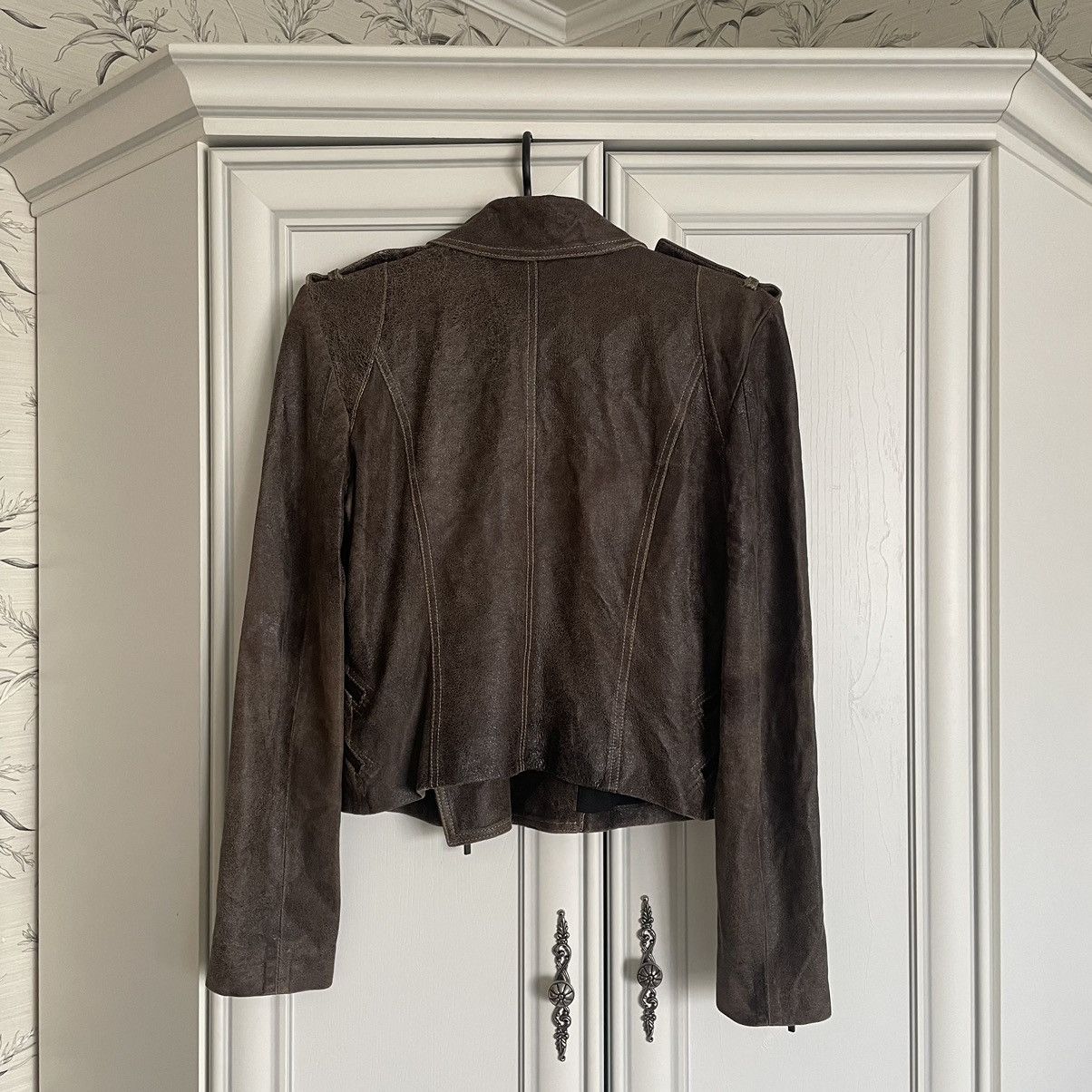 plein sud Plein Sud Rare Faded Biker Jacket Size M / US 6-8 / IT 42-44 - 3 Thumbnail