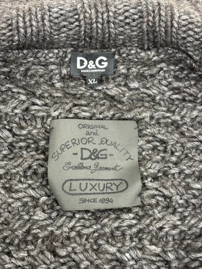 Dolce & Gabbana AW2011 Dolce & Gabbana Grey Wool Zip-up Jacket Size US L / EU 52-54 / 3 - 9 Thumbnail