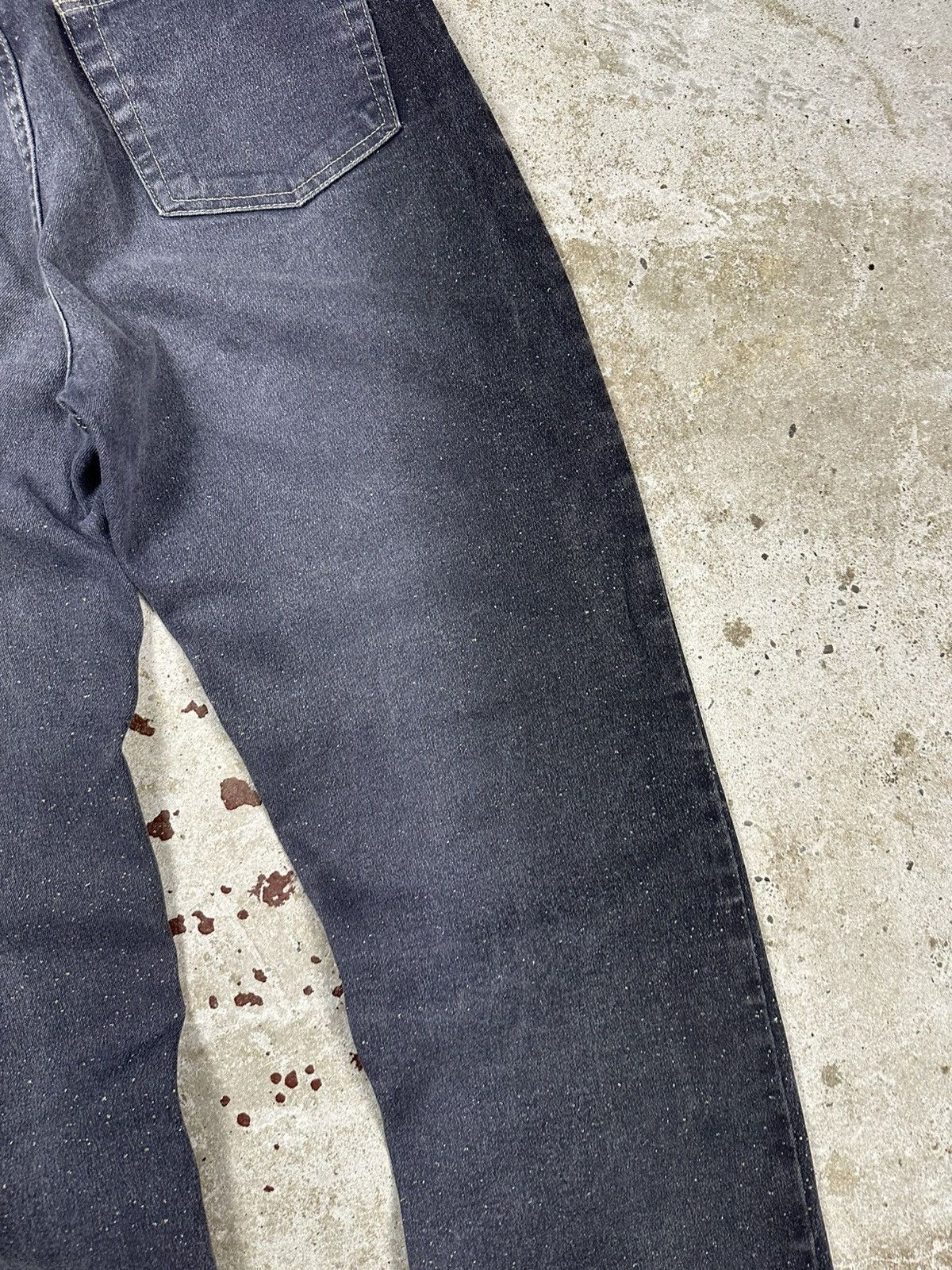 Roberto Cavalli Vintage 90s Roberto Cavalli Brocade Denim Pants Jeans Size 30" / US 8 / IT 44 - 17 Thumbnail